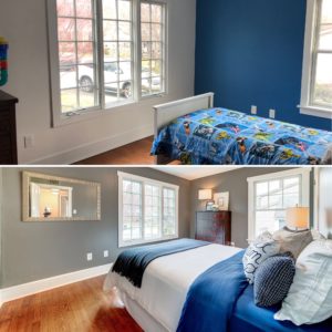 before and after home sold listed by best arlington real estate agent renata briggman
