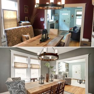 Before and after Arlington home staged to sell best Arlington realtor
