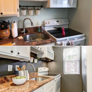 Before and after staged condo in Arlington VA selling a home successfully best realtor 